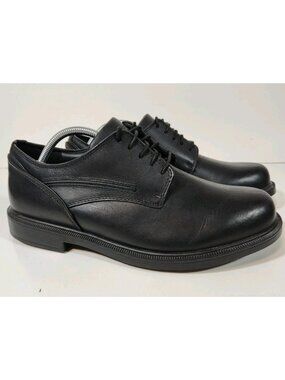 Dunham Burlington Waterproof Oxford Casual Dress Shoes Mens 10 2E Black MCT410BK